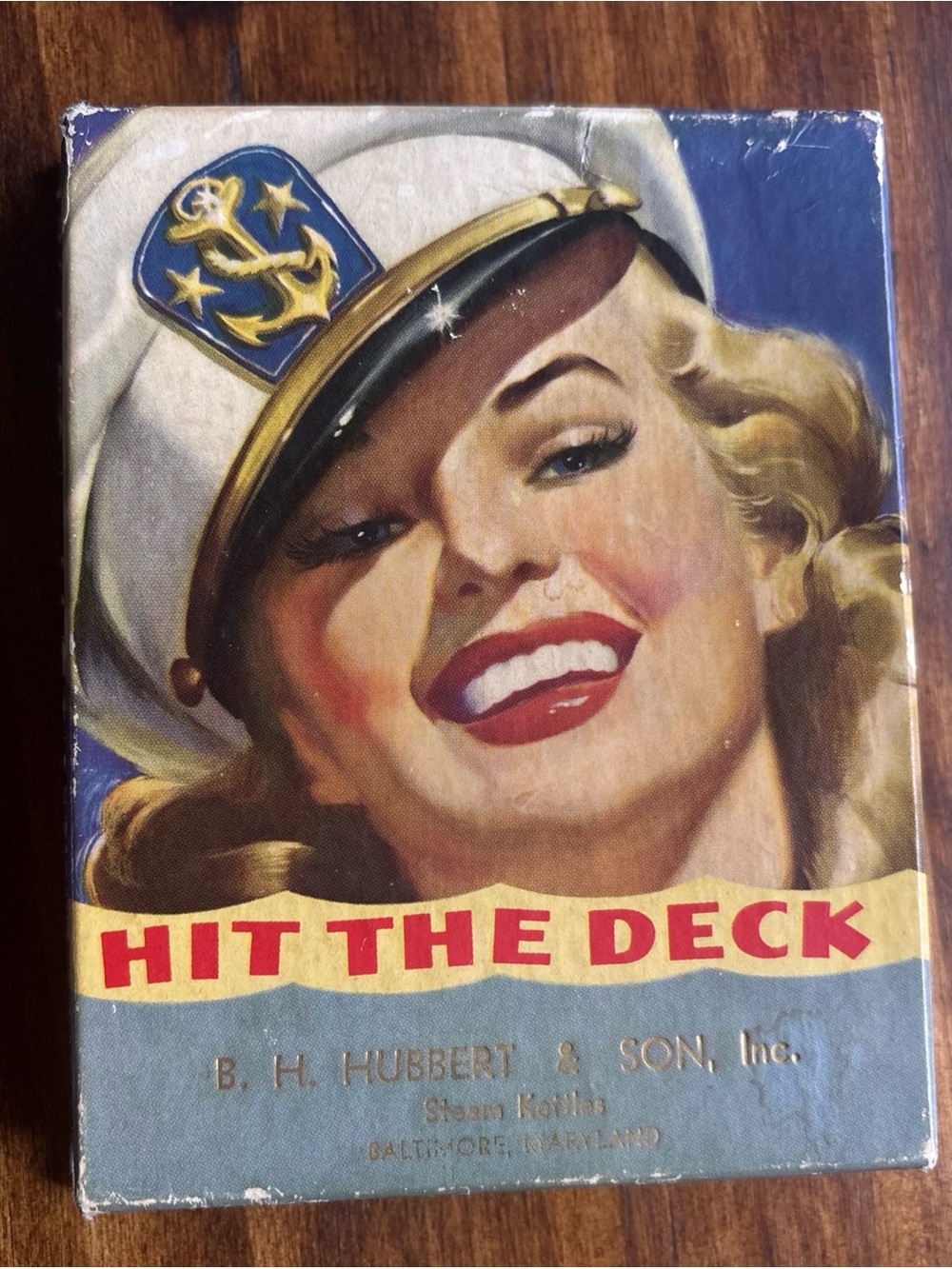 DOUBLE DECK B.H. HUBBERT  "HIT THE DECK" PIN-UP PLAYING CARDS 1940’s Sealed